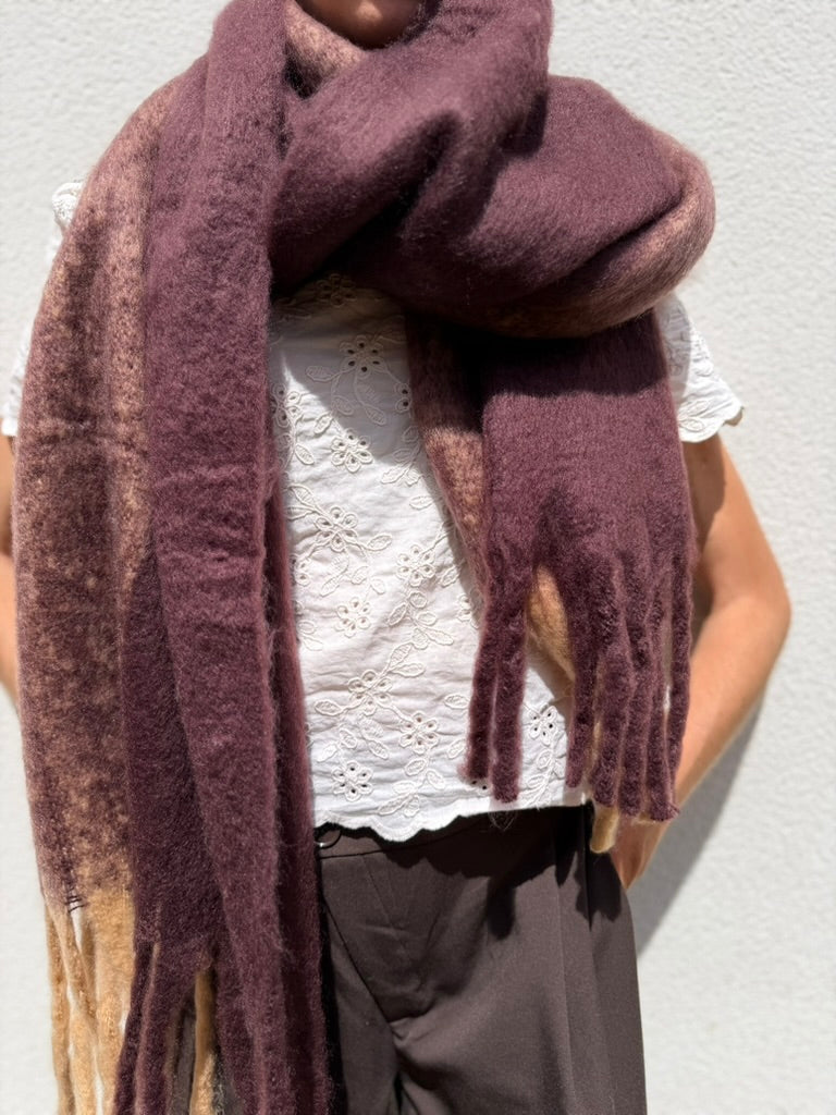 Écharpe oversize