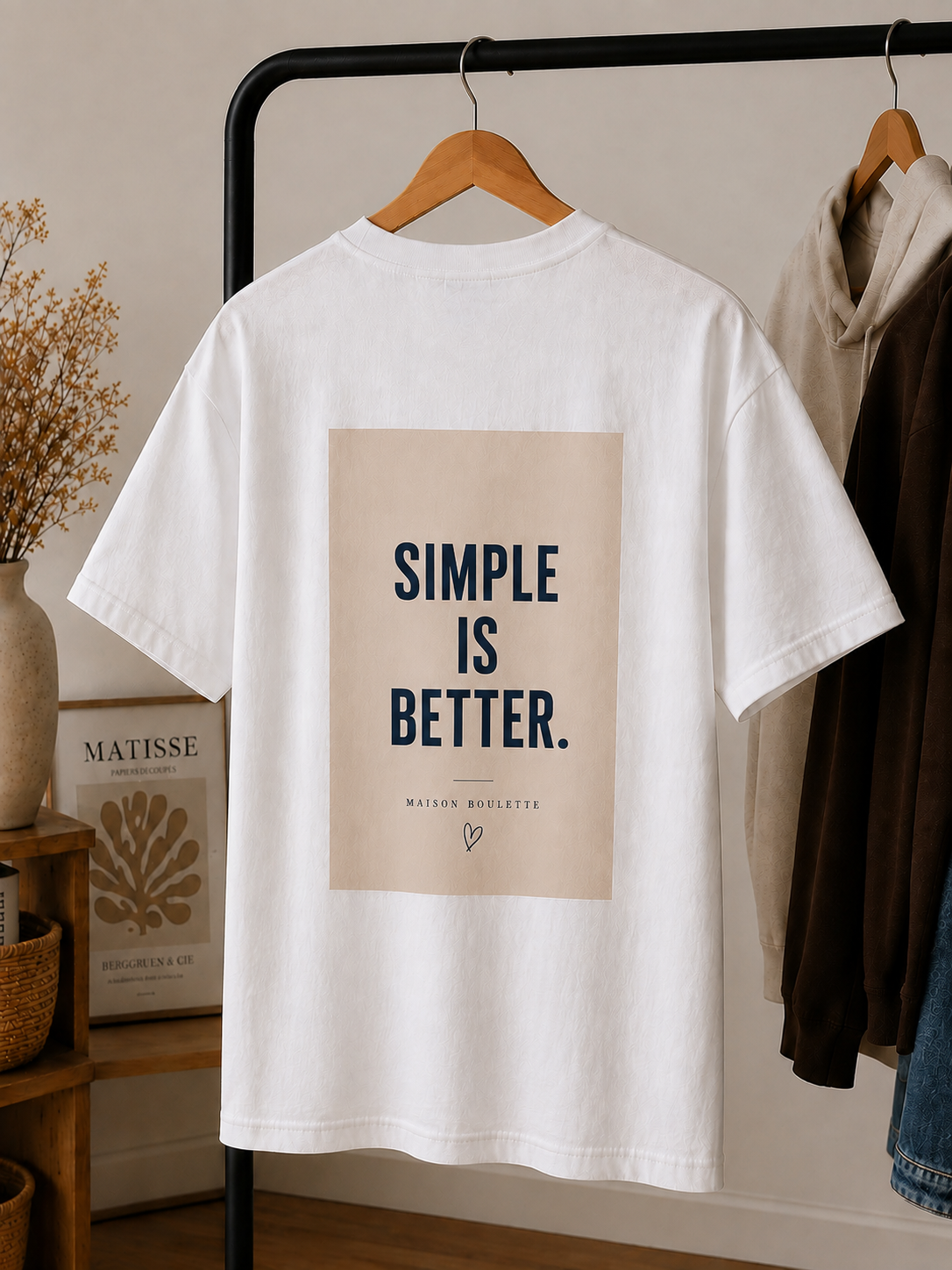 T-shirt homme « Simple is Better »