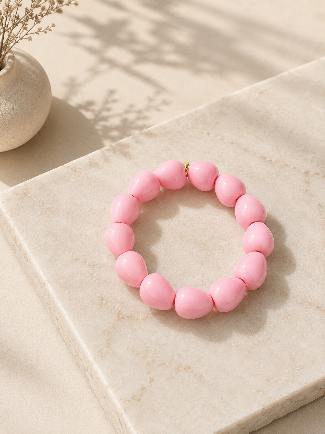 Bracelet Cœur Rose