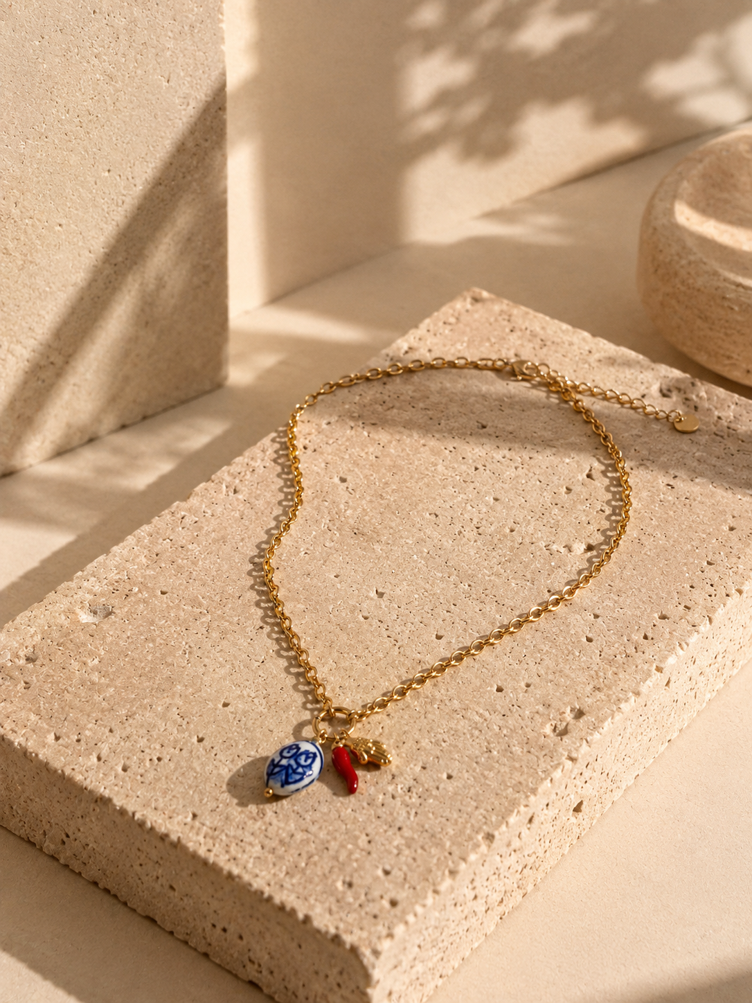 Collier doré Bianca
