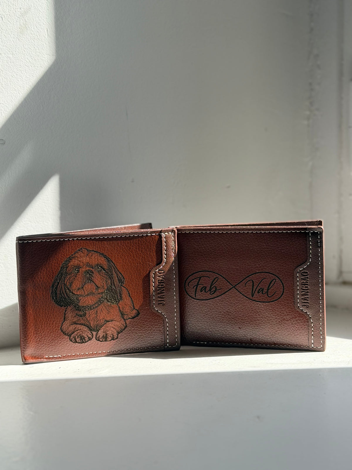 Portefeuille cartes & billets Personnalisable – Simili cuir