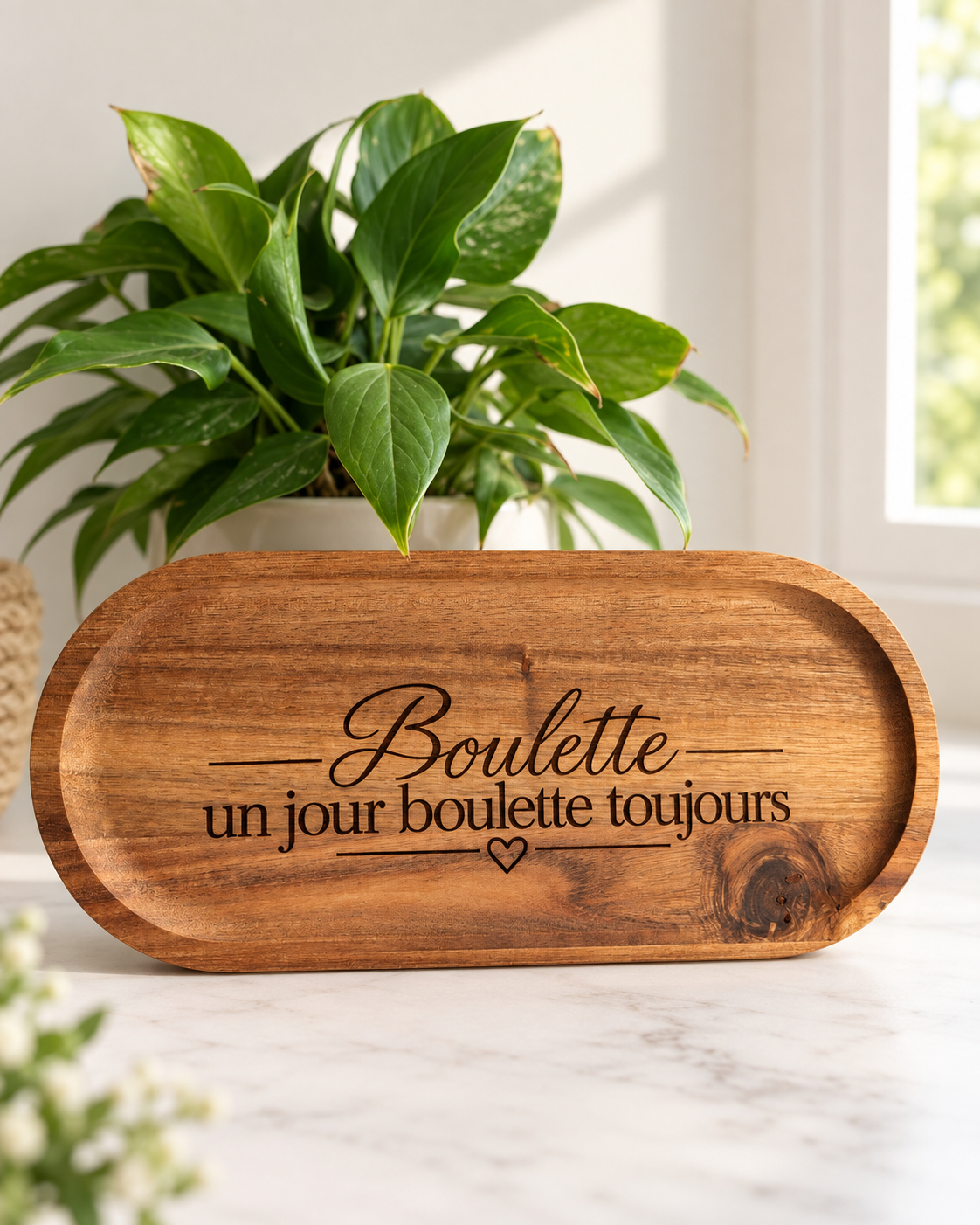 Planche Apéro - plateau Personnalisable – 30 x 12,9 cm