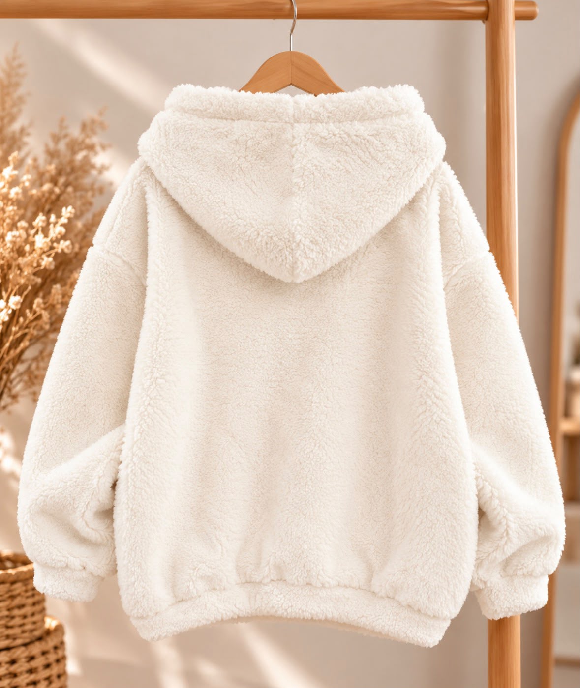 Sweat polaire oversize à capuche PRÉCOMMANDE