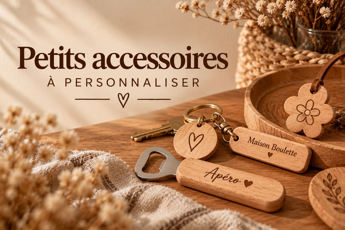 Petits accessoires à personaliser