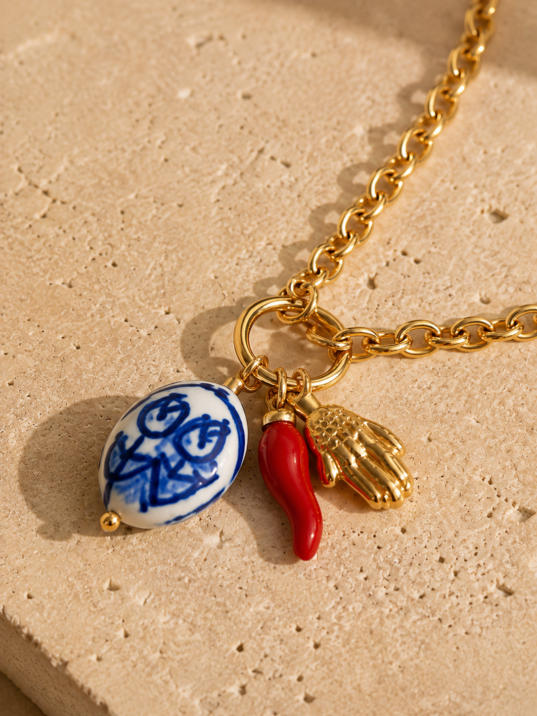 Collier doré Bianca