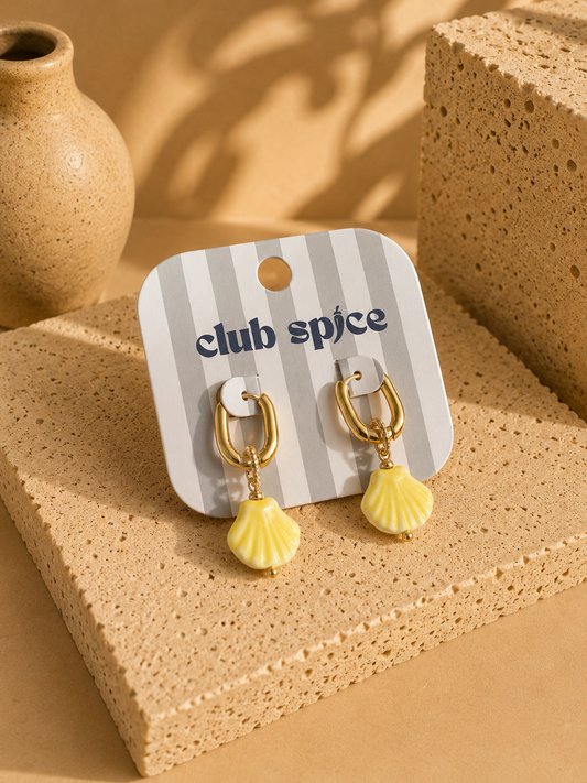 Boucles d’oreilles Alba – Jaune