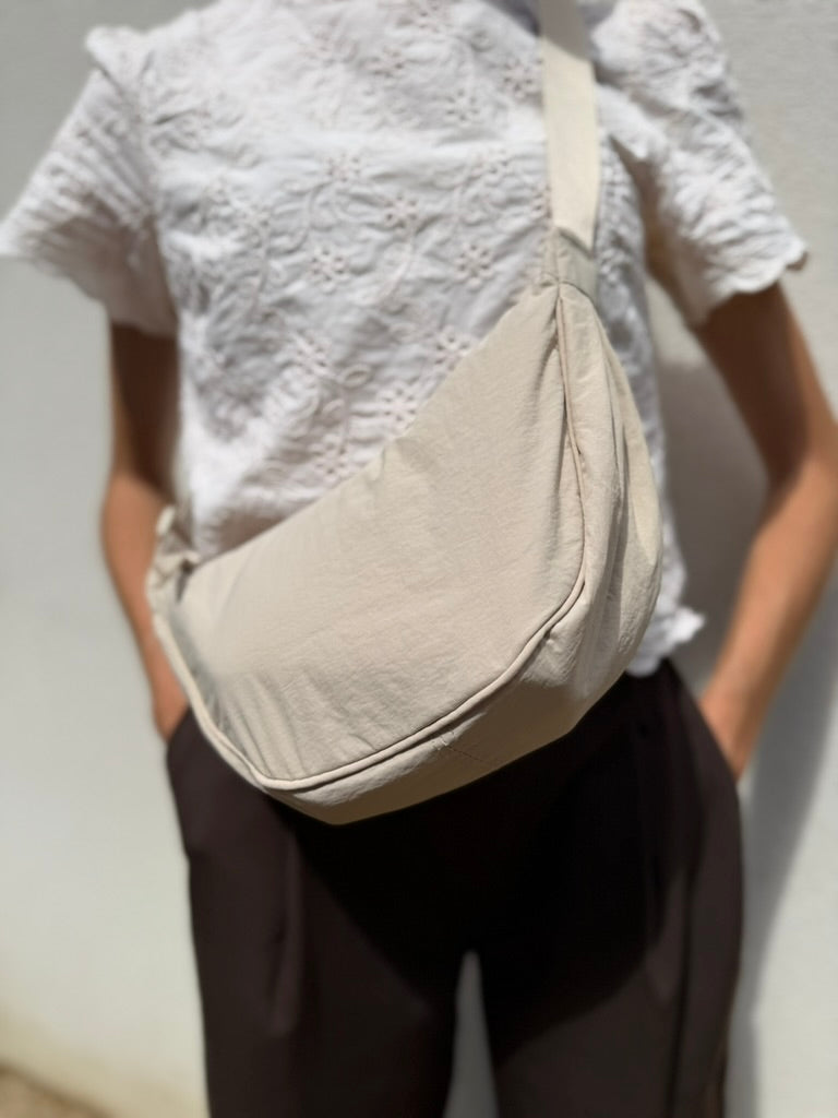 Sac banane en toile canvas – Écru