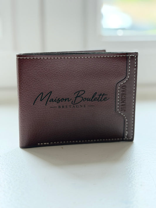 Portefeuille cartes & billets Personnalisable – Simili cuir