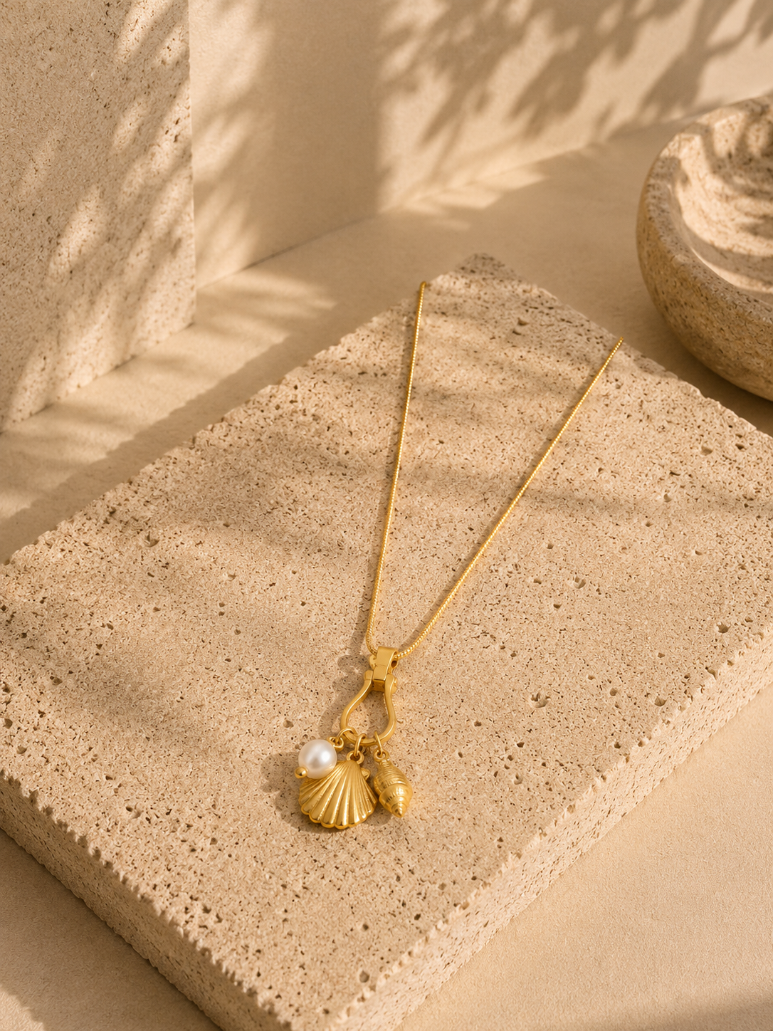 Collier doré Naïa