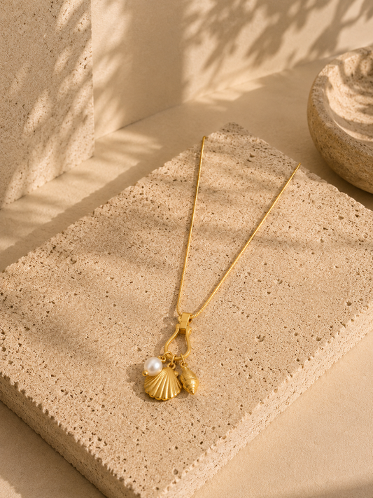 Collier doré Naïa