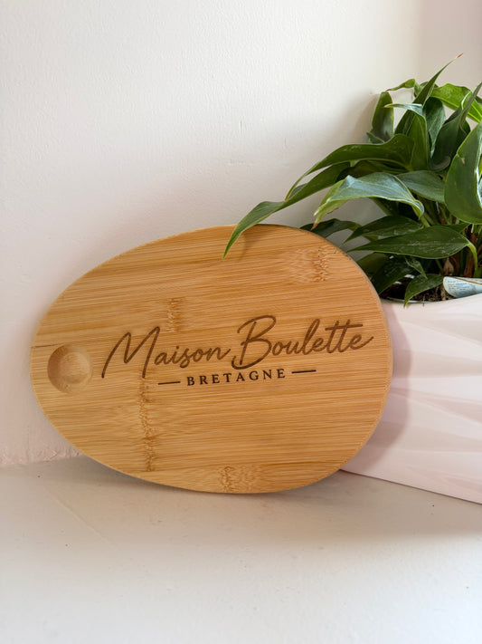 Planche apéro – Maison Boulette 25 × 18 cm