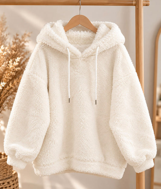 Sweat polaire oversize à capuche PRÉCOMMANDE