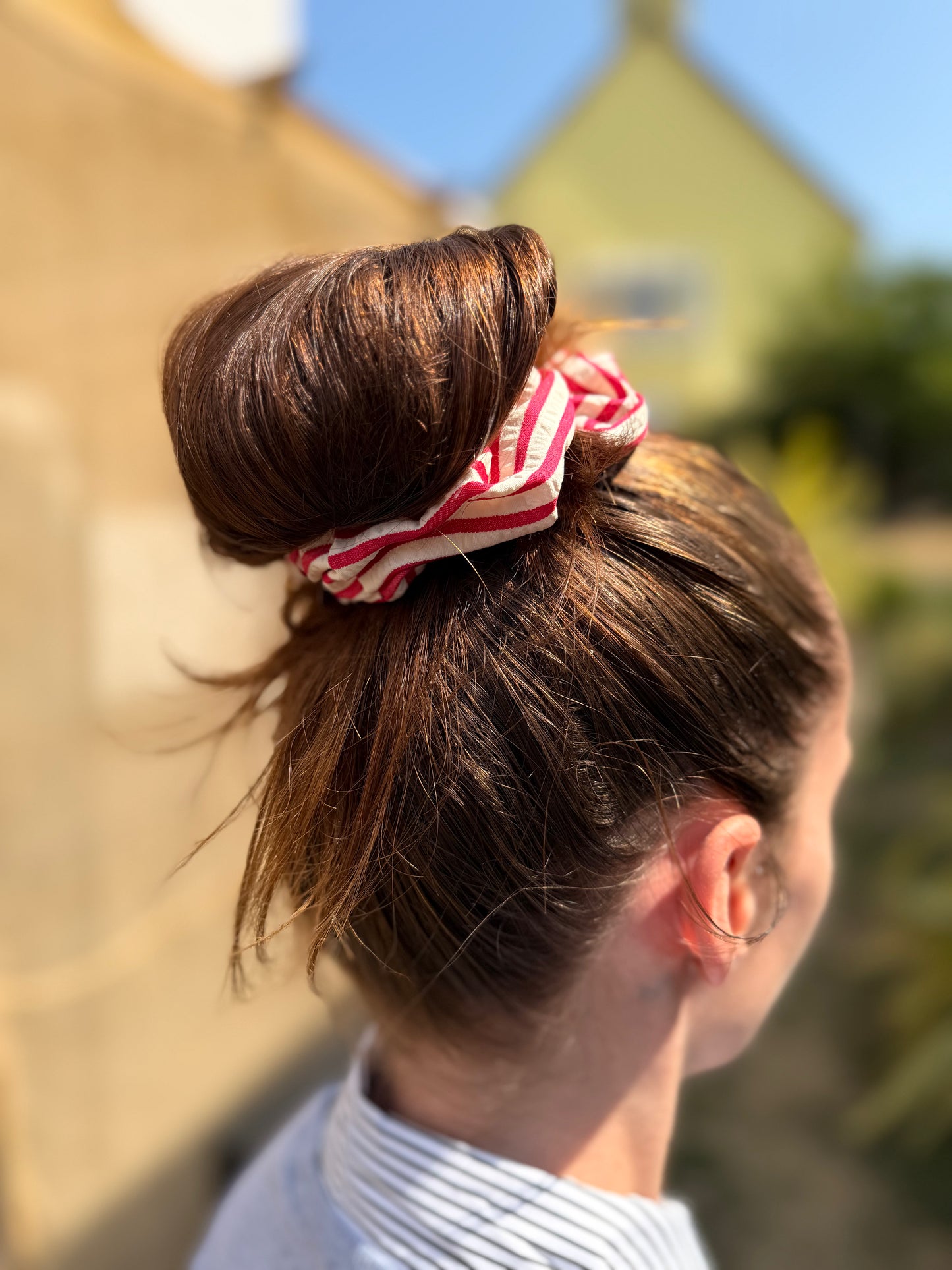 Chouchou XXL Rayures Rouge & Blanc